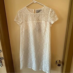 Jack Wills Kempley Dress, Vintage White, NWT, Ladies Size 4, side pockets